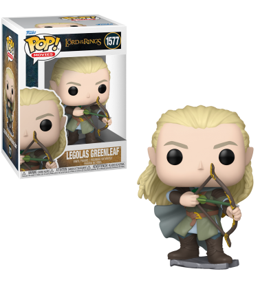 Funko POP Señor de los Anillos: Legolas sobre escudo