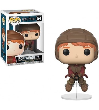 Funko POP Harry Potter: Ron en escoba